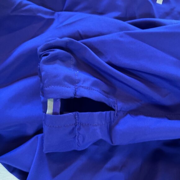 Adidas ClimaProof Running Blue Half-Zip Pullover Jacket Windbreaker L Polyester - Picture 10 of 15